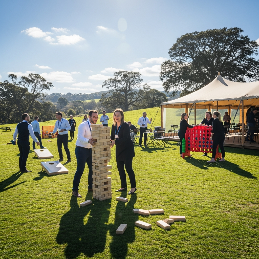 illustration de Pourquoi choisir une Location jeux extérieur anniversaire pour votre prochain événement d'entreprise ?
