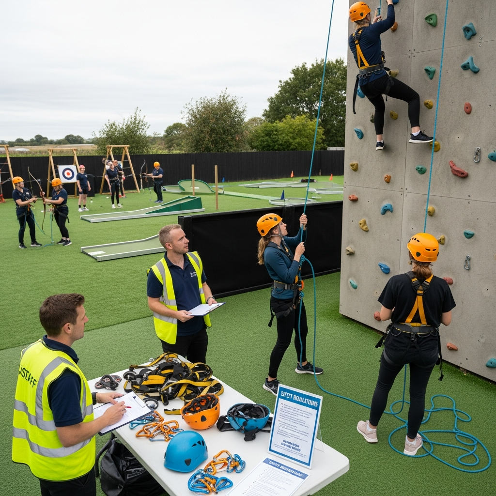 illustration de Sécurité et réglementation pour la location d’activités anniversaire : points indispensables