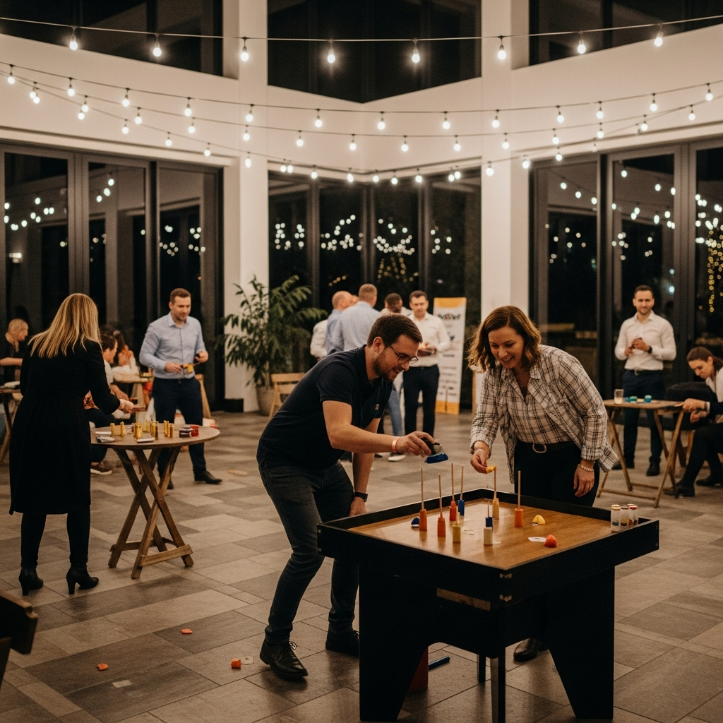 illustration de Comment organiser une fête d'entreprise réussie à TAILLIS avec des jeux et animations