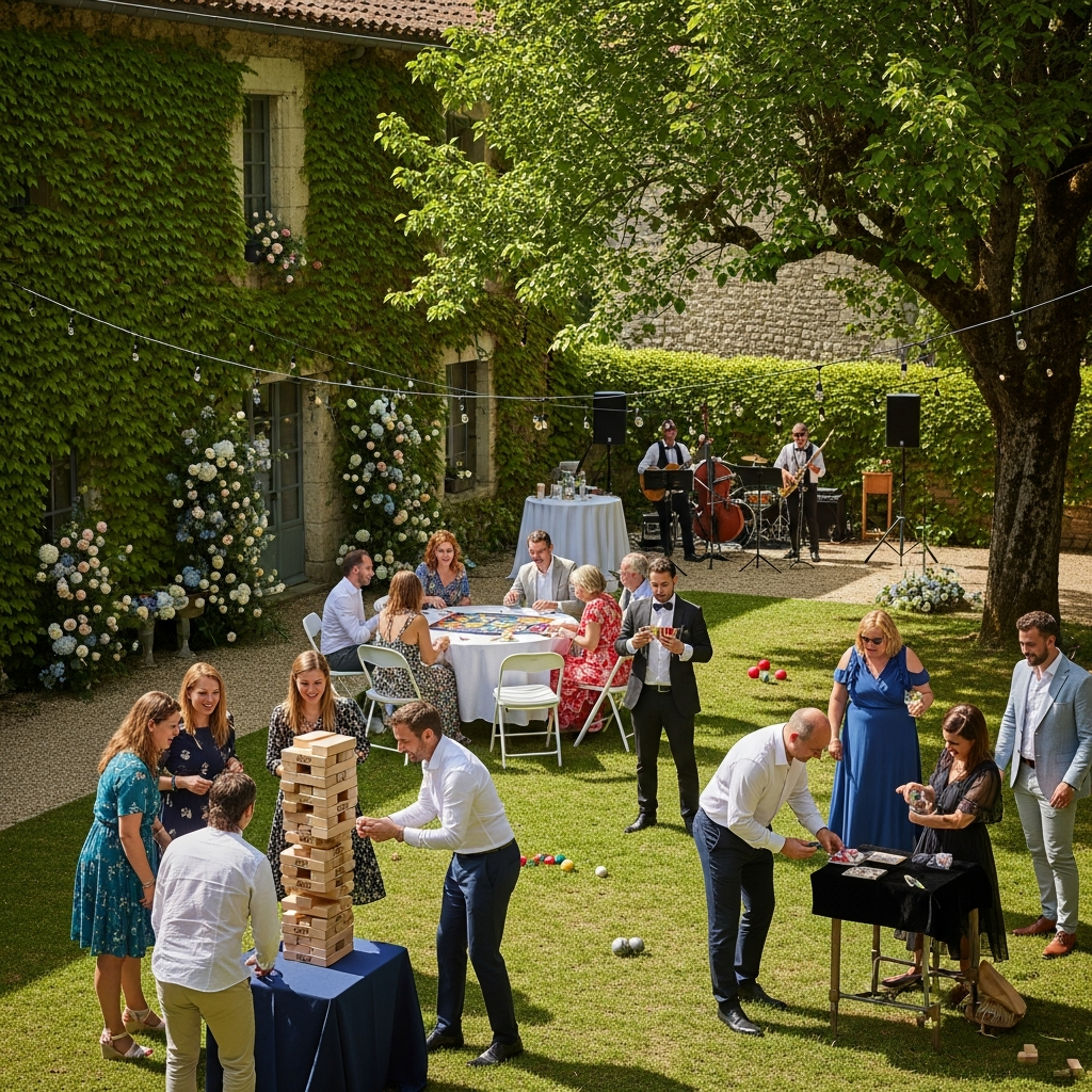 illustration de Comment organiser une fête inoubliable à Corzé : guide complet pour choisir jeux et animations