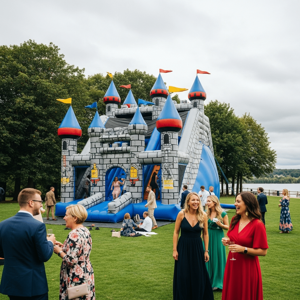 illustration de Top 10 des meilleures idées de location de château gonflable pour un événement mémorable