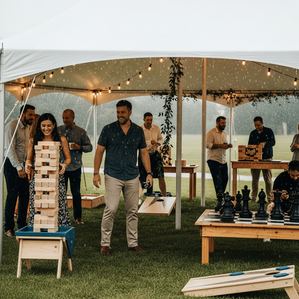 illustration de Quand la pluie rebattit les cartes : récit d'une fête sauvée