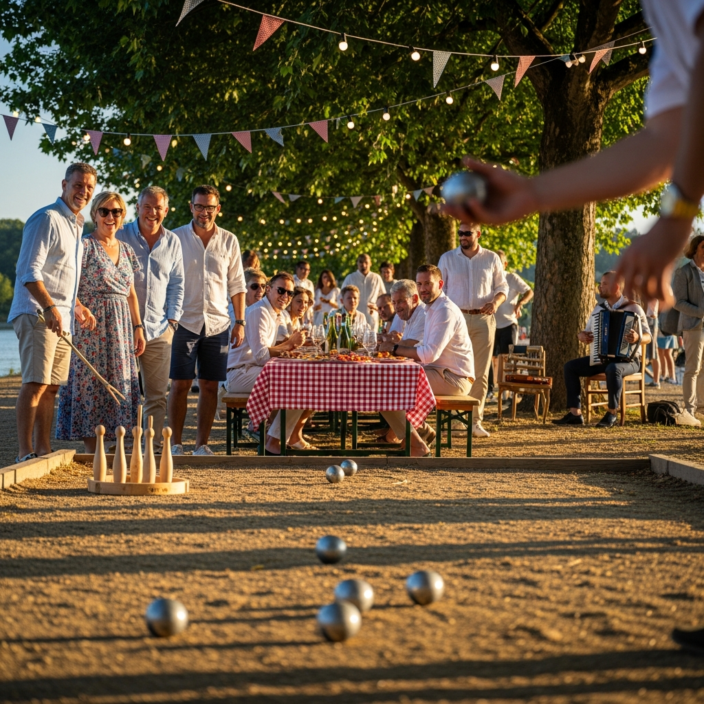 illustration de Top 10 des meilleures idées de jeux guinguette pour un événement mémorable