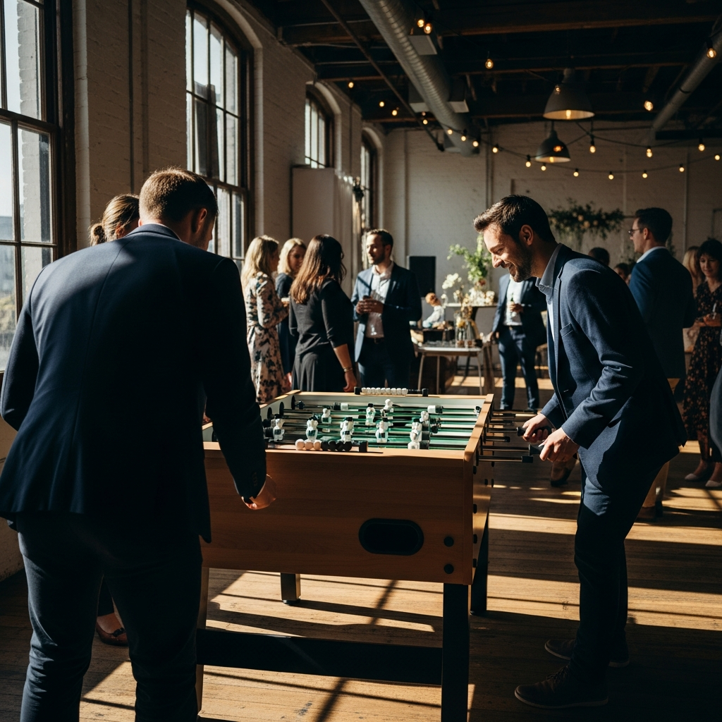 illustration de Pourquoi choisir une location baby foot mariage pour votre prochain événement d'entreprise ?