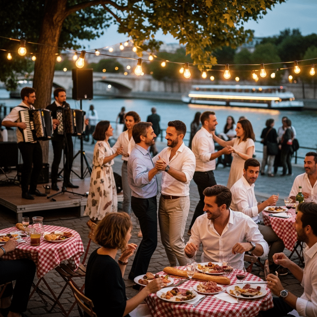 illustration de Le guide complet pour réussir votre Soirée guinguette : Tout ce qu'il faut savoir