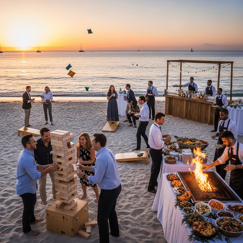 illustration de Ce que personne ne vous dit sur les fêtes en plein air du littoral