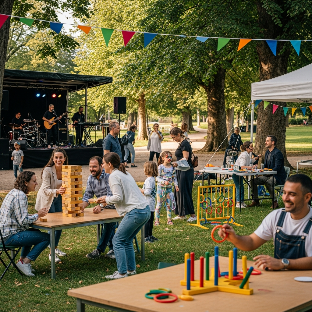 illustration de Fêtes locales maîtrisées : tactiques terrain pour réussir près du parc de la Garenne