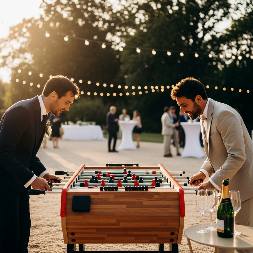 illustration de Location de baby-foot pour mariage en Loire-Atlantique (44) — Le guide local